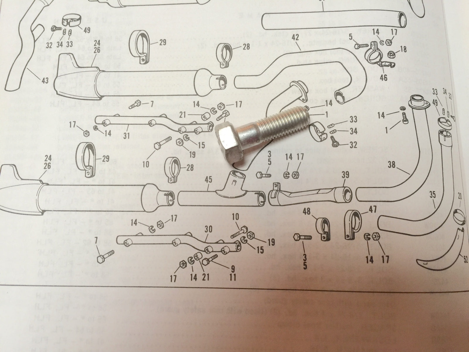 Harley CP-1038 5/16”-24 x 1" Bolts w/ Nuts & Lock Washers Qty 4 OEM 4000