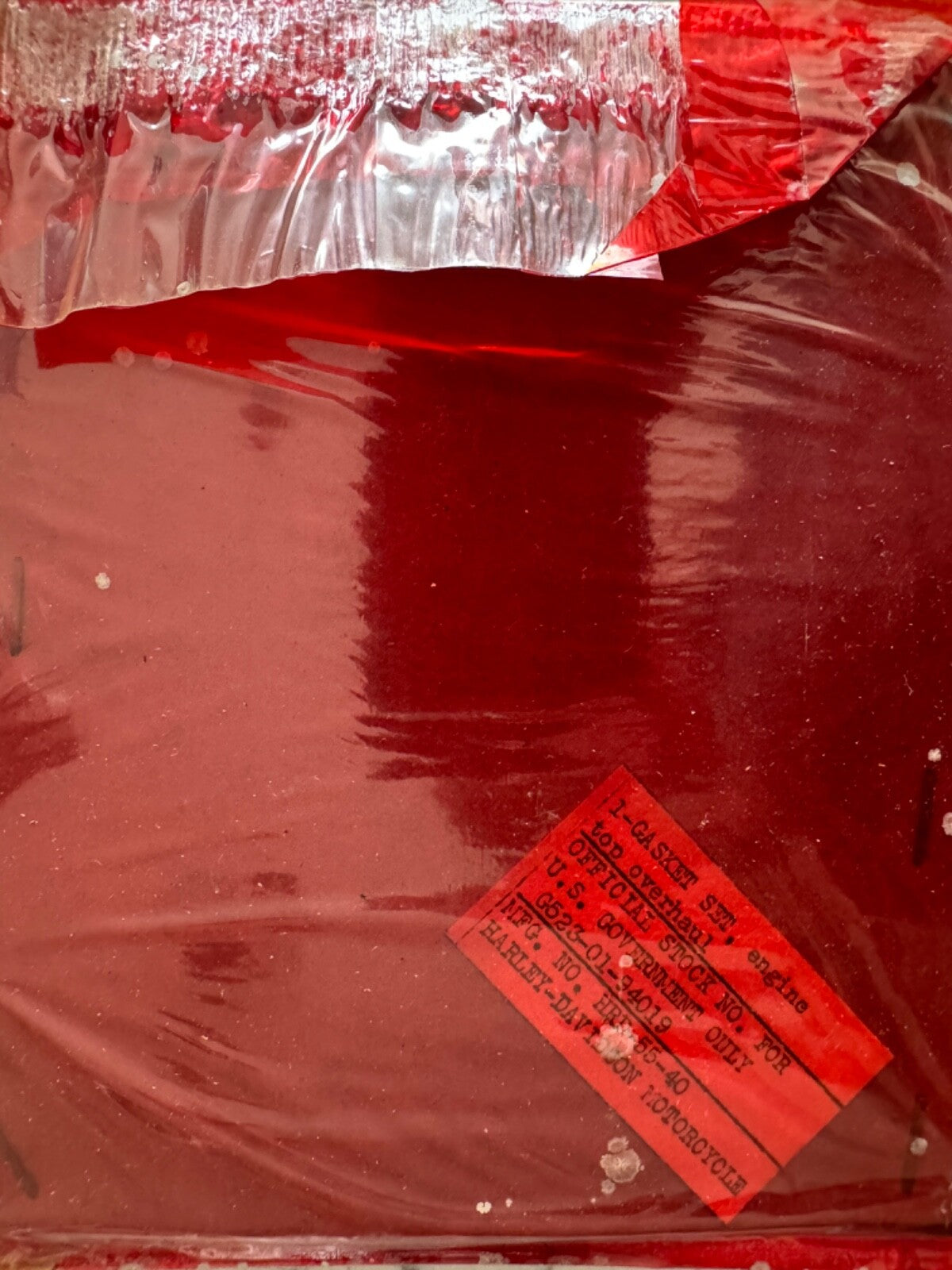 Harley NOS WL Servicar WLA WLC Top End Overhaul Gasket Kit OEM# 55-40 1940-73.