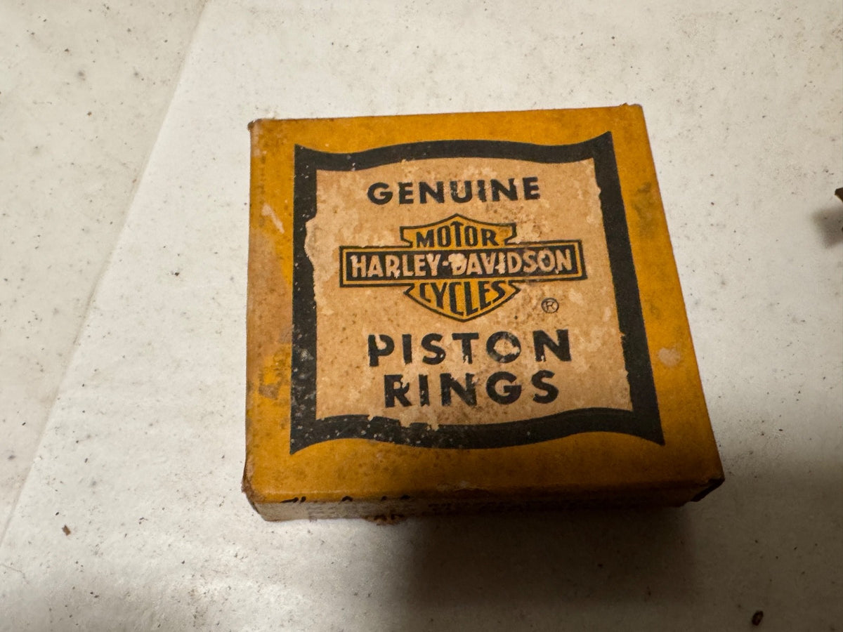 Harley NOS OEM 22335-53 Lightweight Hummer 165 Piston Rings .005 OS 1953-19630