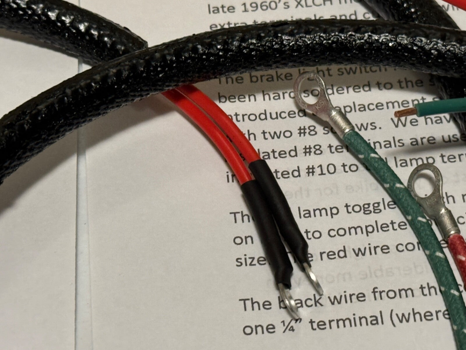 Harley 70320-65 Sportster XLCH Wiring Harness Kit 1967-69 USA Made