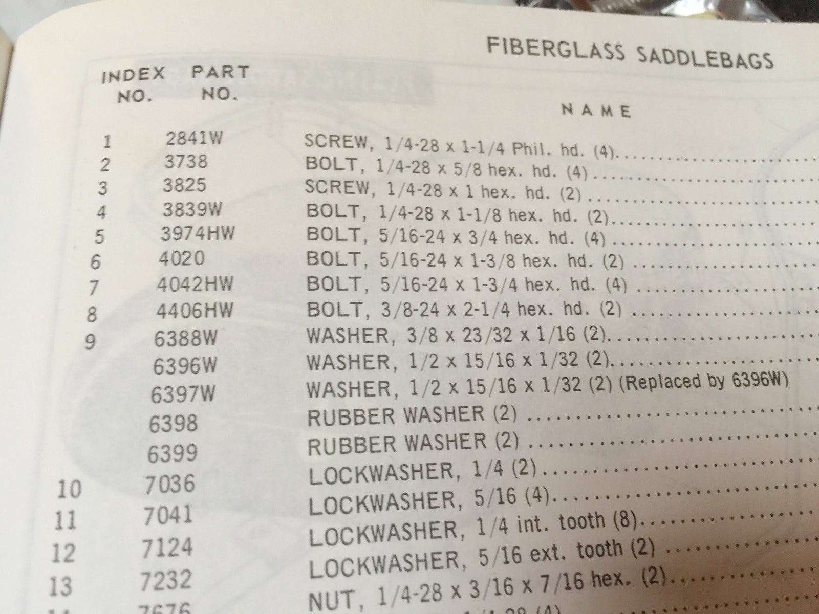 Harley CP-1038 5/16”-24 x 3/4" Bolts w/ Nuts & Lock Washers x 4 OEM 3974 Cad 