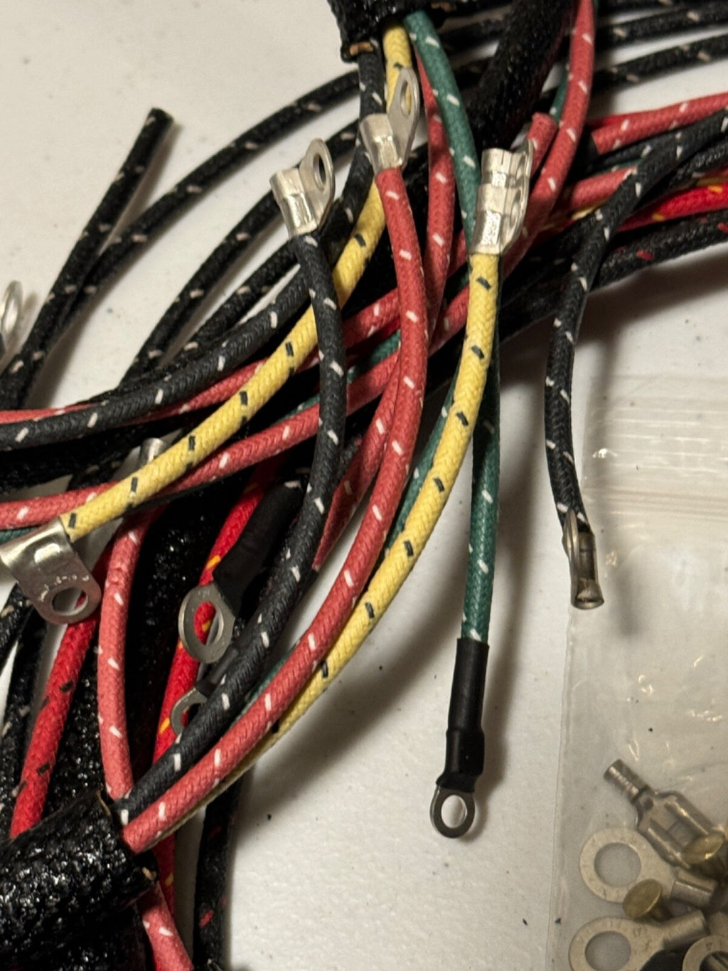 Harley 1969 Electra-Glide Wiring Harness Kit W/ Front Brake Switch 70321-65 USA