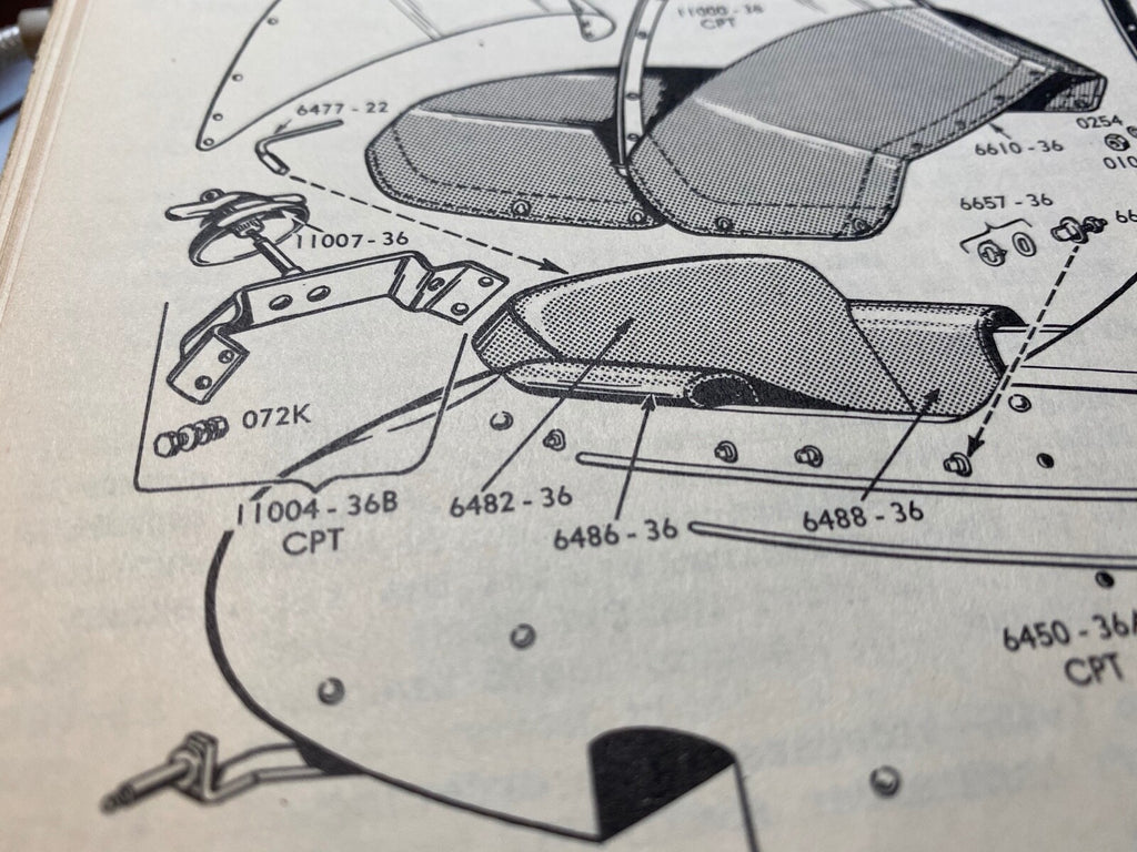 Harley Metal LE Sidecar Spare Tire Carrier Bolt Kit 1936-67 OEM# 072K USA