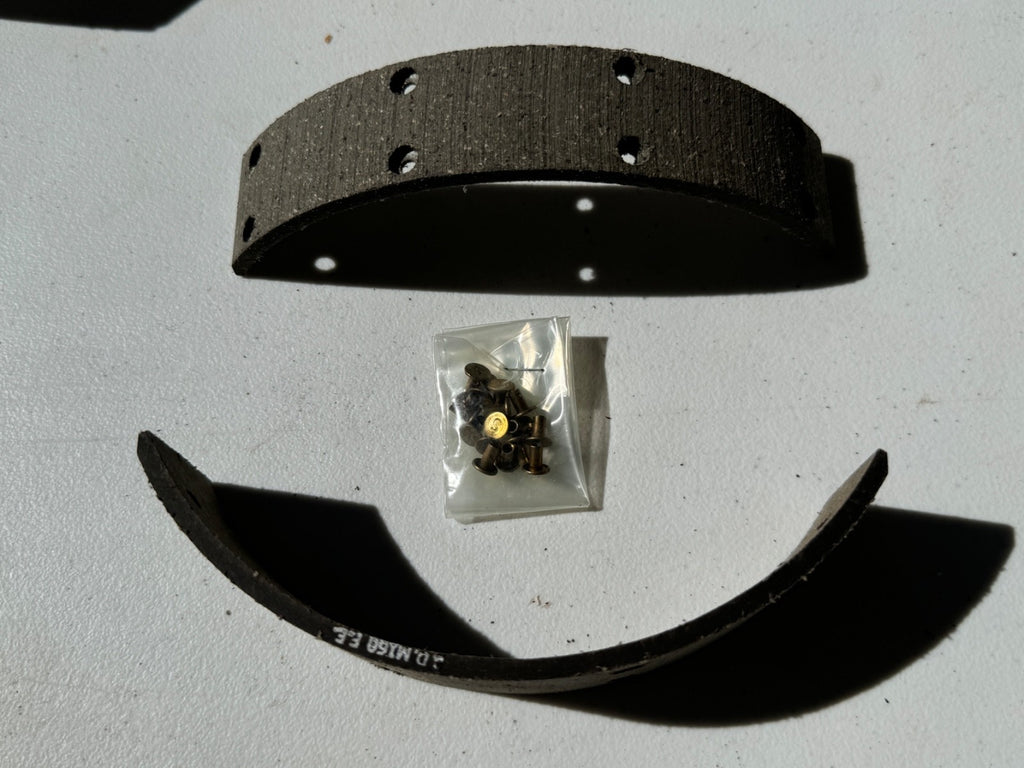 Harley FLH FX Electra-Glide 41808-63 Rear Brake Shoe Lining Pad Kit 1963-72