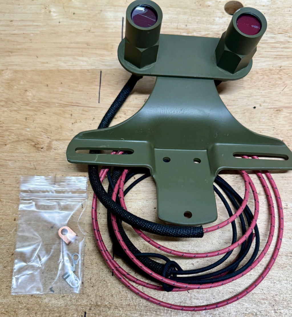 Harley 1943 WLC Rear Fender Black Out Marker Tail Lamp Light WWII 5051-43