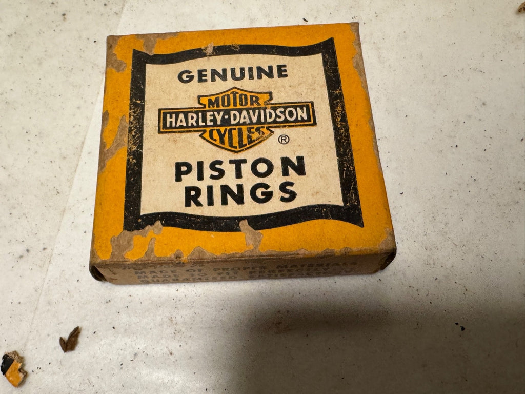 Harley NOS OEM 22337-53 Lightweight Hummer 165 Piston Rings .020 1953-19634