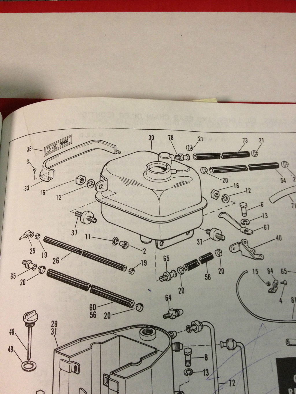 Harley FLH FL FX FXE Oil Tank Mounting Hardware 65-69 W/ H Decal
