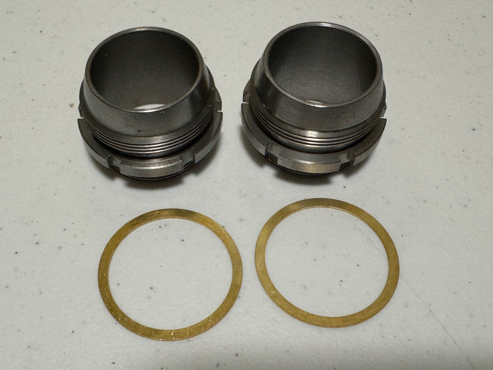 Harley JD 61" Exhaust Nipples w/Seals OEM# 1012-15 1915-1924 European Made