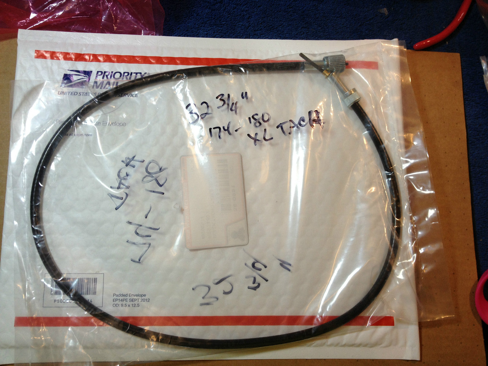 Harley Sportster Tach Tachometer Cable 1974-80 32 3/4” long 92065-74