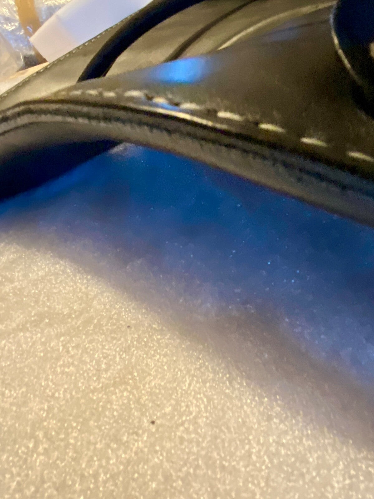 Harley 3181-25 JD VL RL C Single Mesinger #3 Tan Saddle Seat  Distressed Top