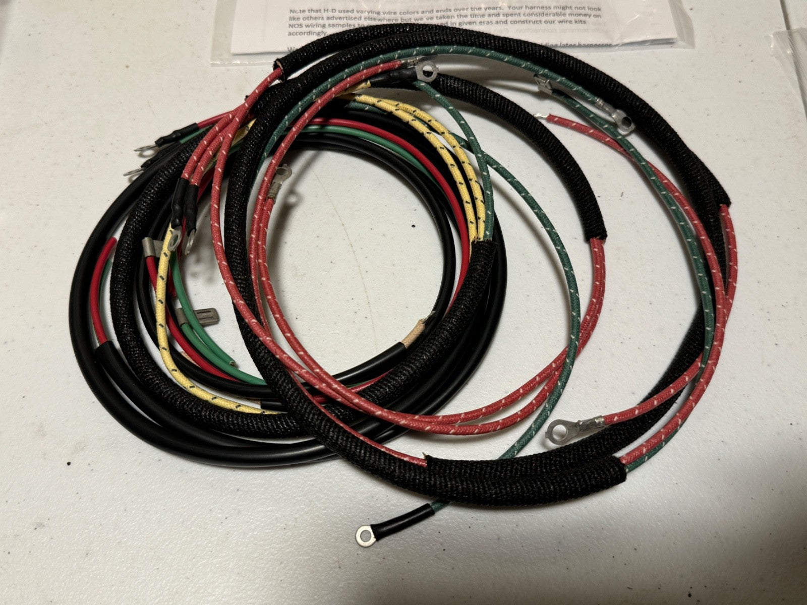 Harley 70322-60 Complete Wiring Harness Kit Super 10 Scat Pacer BT BTU BTH 60-62