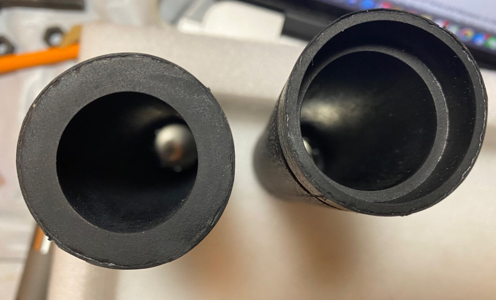 Harley 56206-74 Shovelhead FX Sportster Smooth Grips 1974-'81 Black W/ Plugs