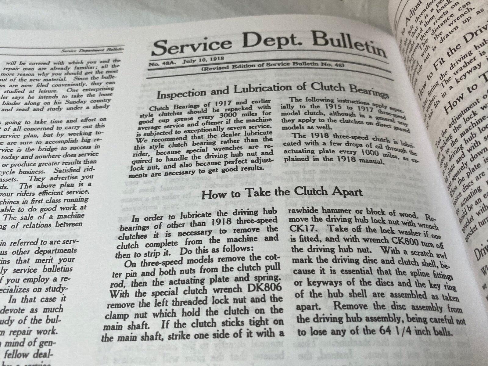 Harley 1909-1932 Parts Catalog Manual Strap Tank Single JD, VL DL RL