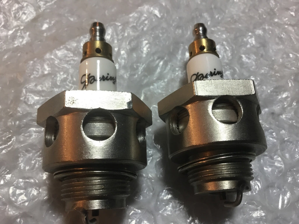 Harley JD Large Base Air Cooled Spark Plugs 7/8" 1913-1926 F-Head OEM# 36-11