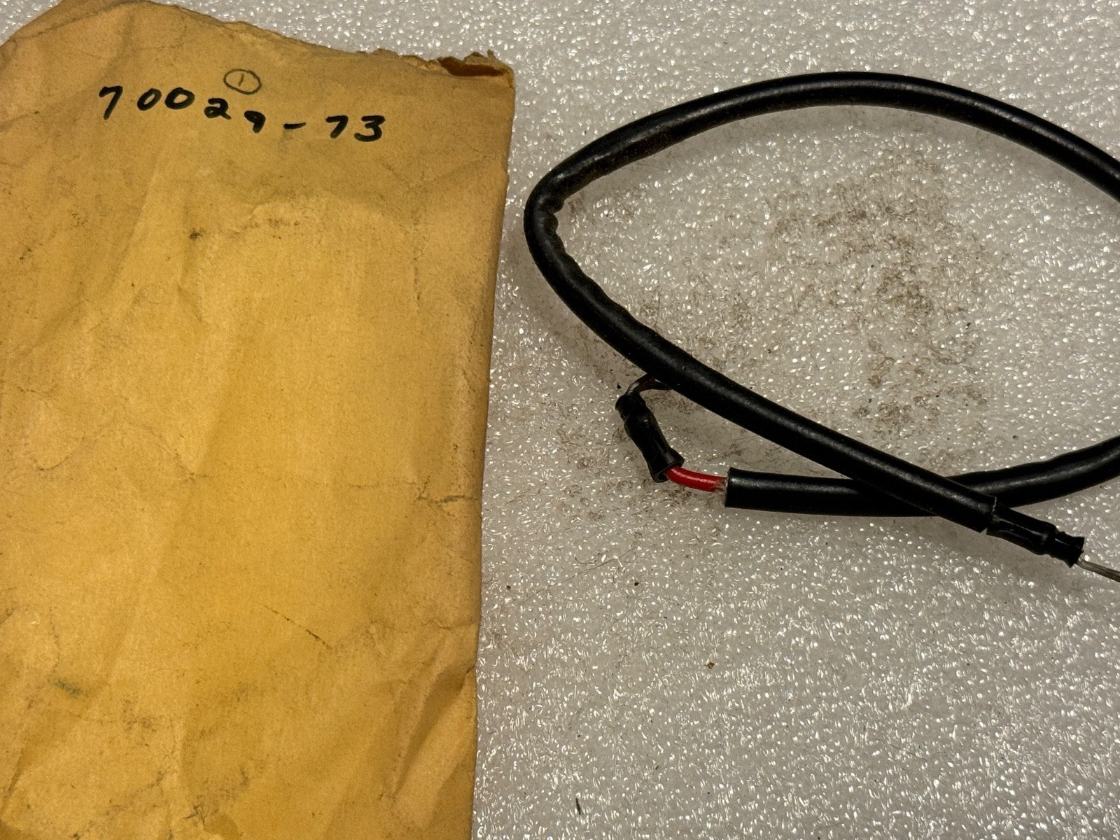 Harley NOS OEM 70029-73 Sportster Battery To Regulator B Wire 1973-???