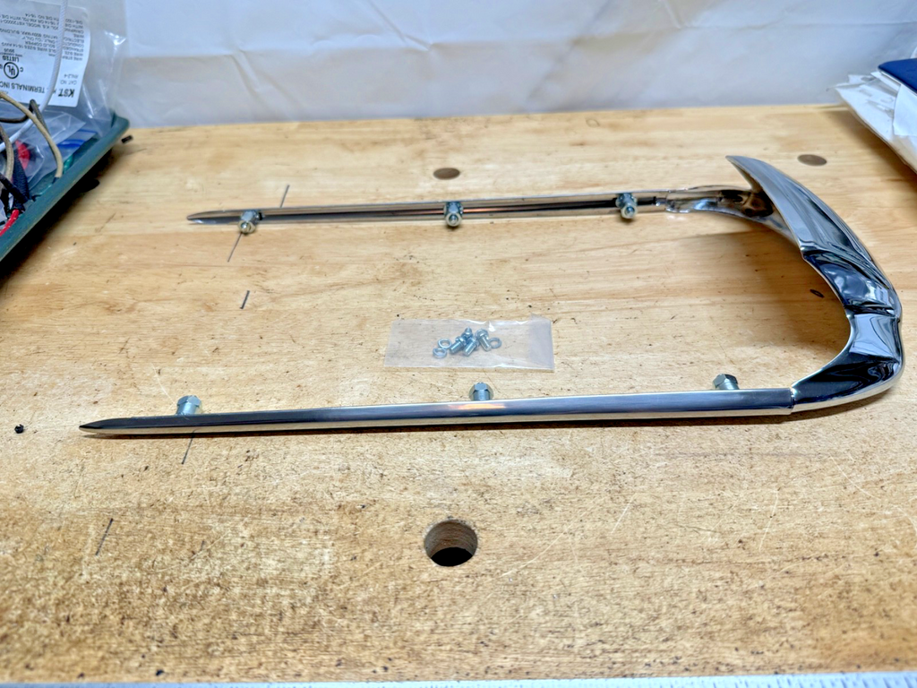 Harley FL FLH Shovelhead Front Fender Tip Trim Kit 1967-72 Electra-Glide