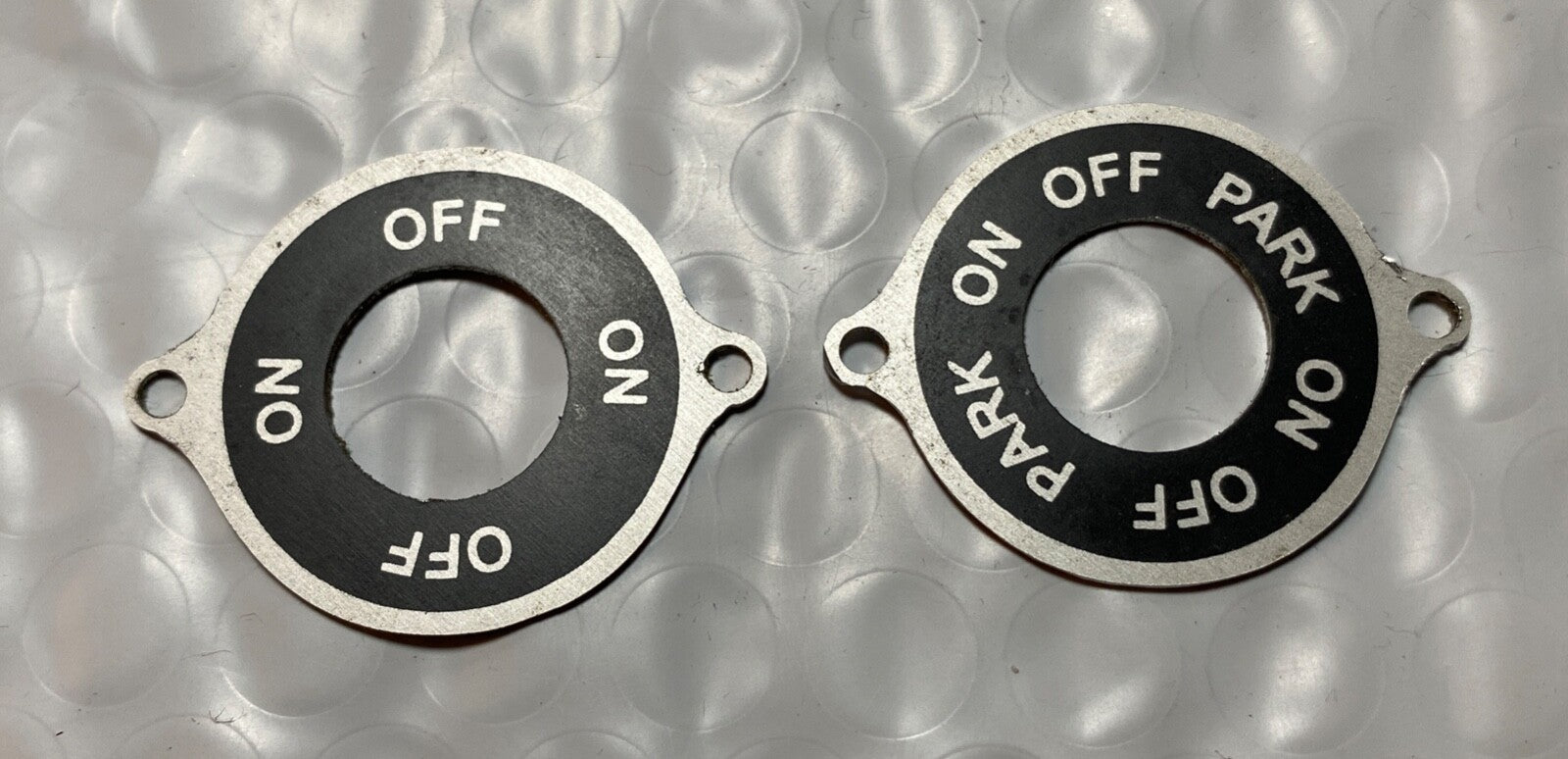 Harley VL RL JD Single Dash Switch Tags 1929-36