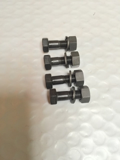 Harley CP-1038 5/16”-24 x 1" Bolts w/ Nuts & Lock Washers Qty 4 OEM 4000