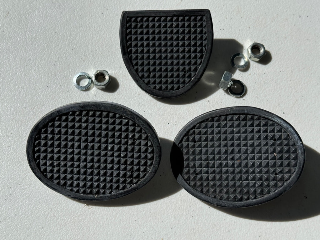 Harley 36950-41 Rocker Pedal & Brake Rubber Pads  Knucklehead WL 30's 40's 50's