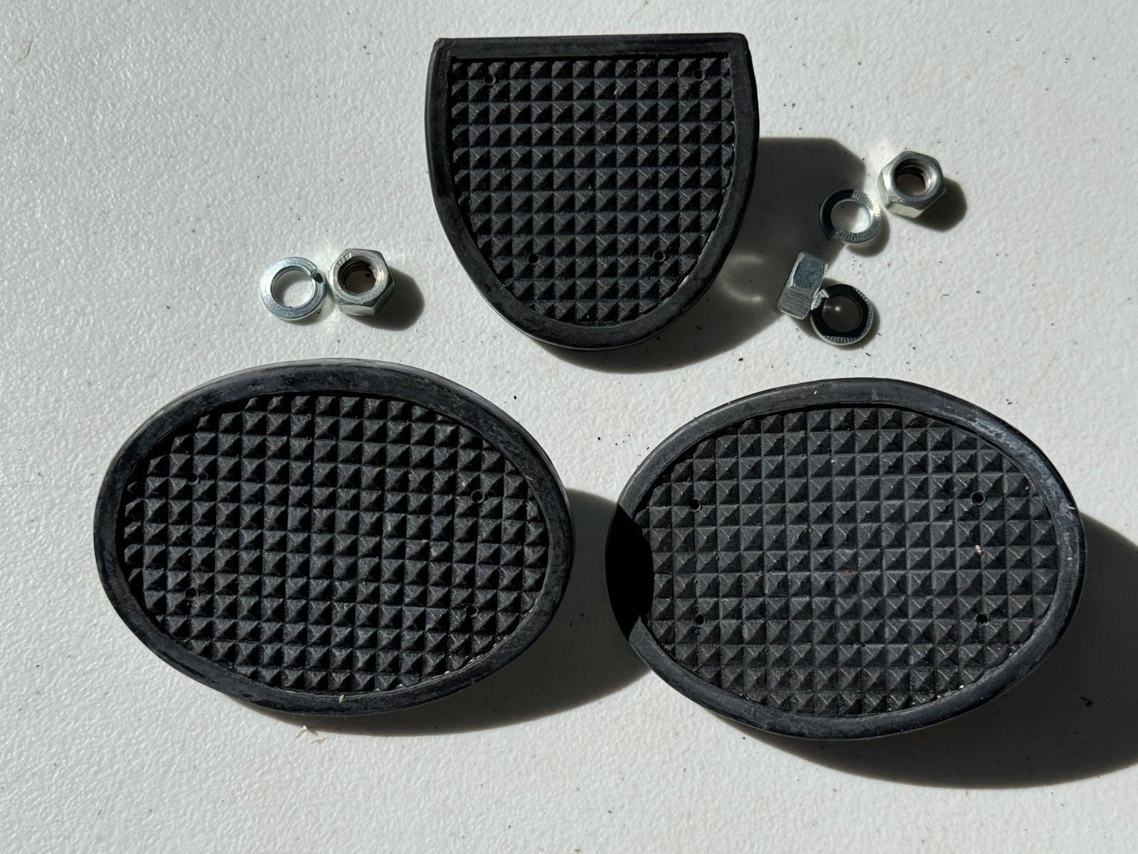 Harley 36950-41 Rocker Pedal & Brake Rubber Pads  Knucklehead WL 30's 40's 50's