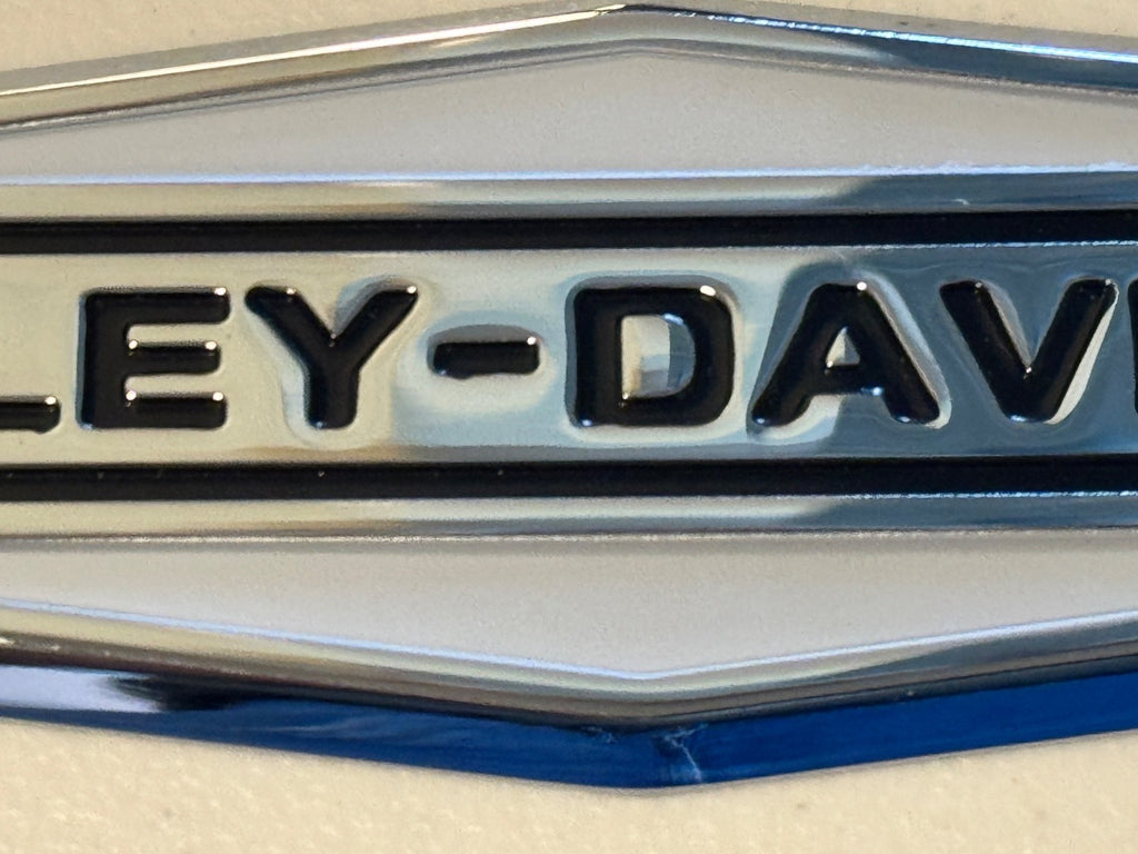 Harley 61771-66A Gas Tank Emblems Nameplate Badges 66-71 Shovelhead Servicar XL1