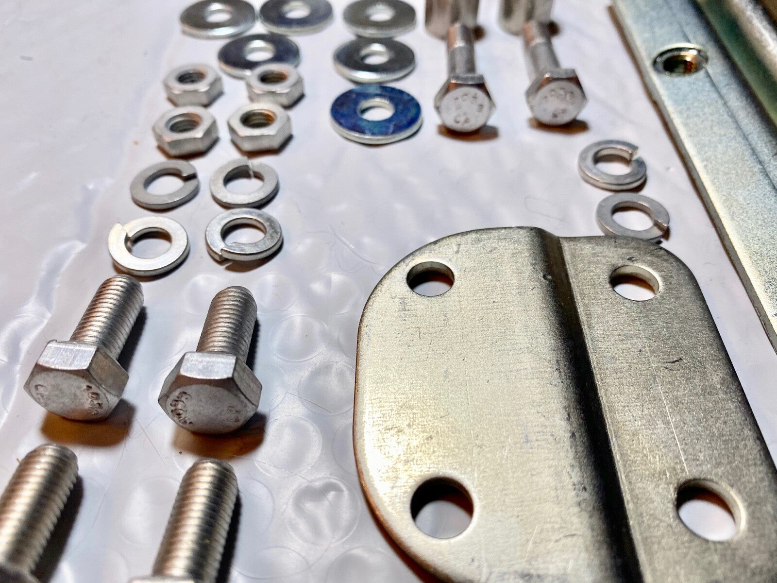 Harley Panhead Shovel Windshield Mounting Brackets W/ CP Hardware 1960-84 USA 