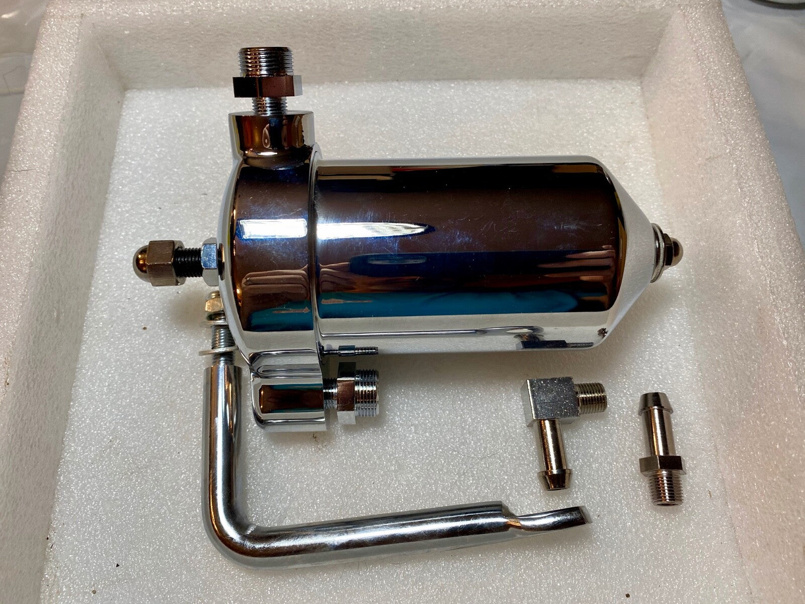 Harley Panhead Duo-Glide Chrome Oil Filter Kit 1958-64 OEM# 63800-58