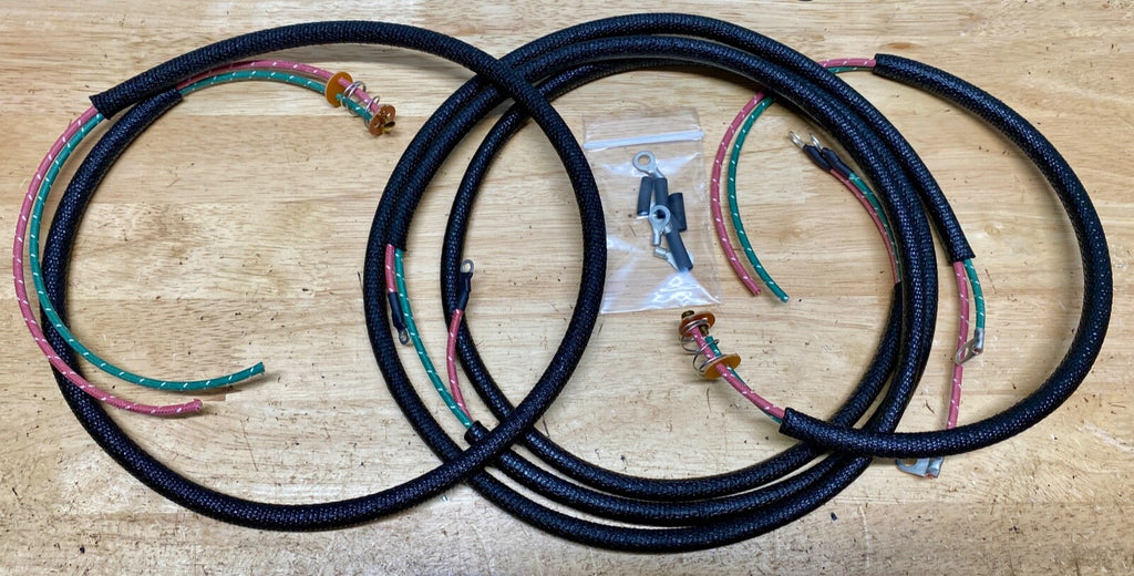 Harley Complete 1951-1966 Servicar Premium Tail Lamp Light Wiring Harness Kit US