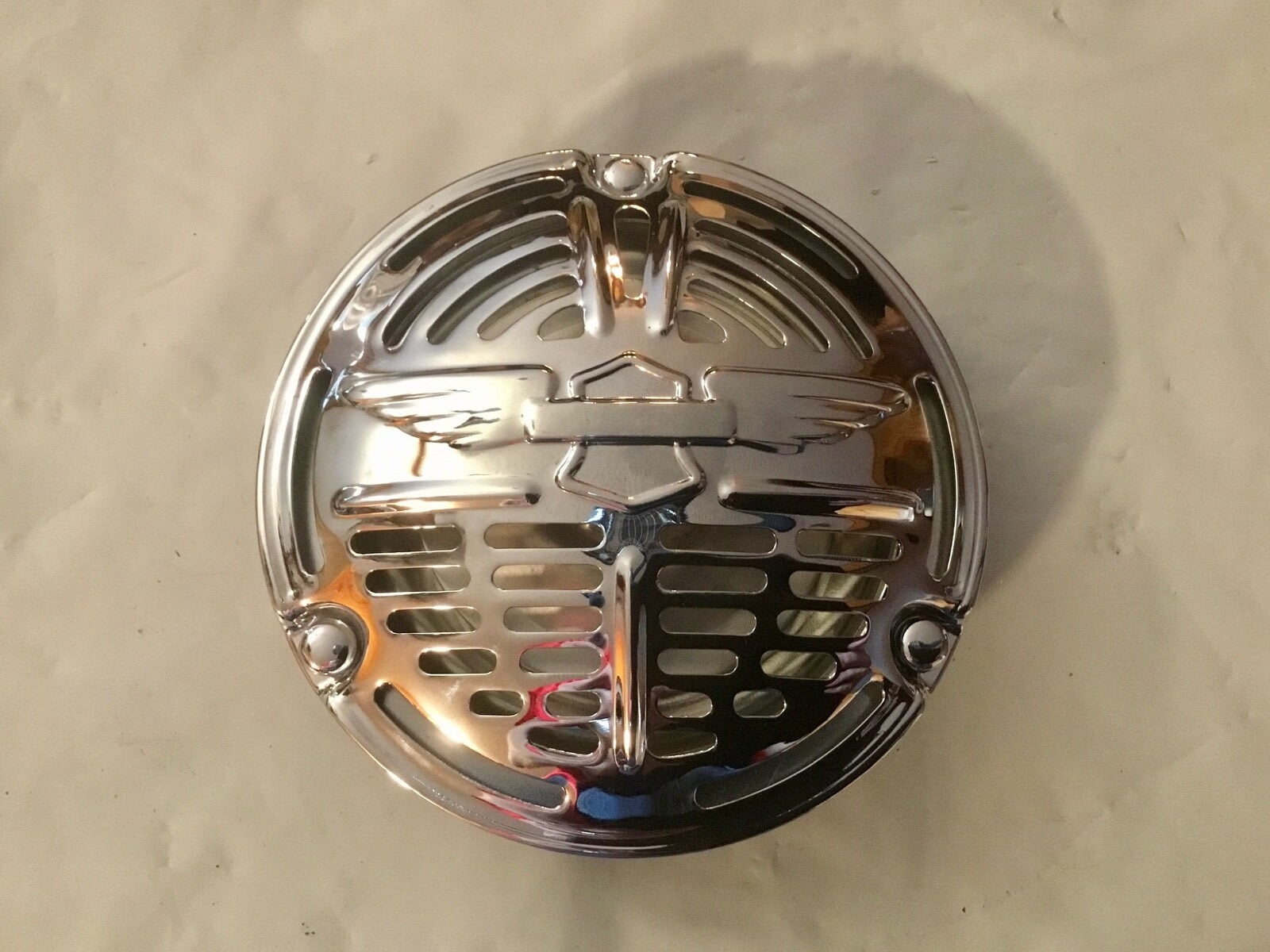 Harley 4801-31 Delco-Remy 16 6 Bolt Horn Wing Face W/ Mounts 1936-39 VL RL WL