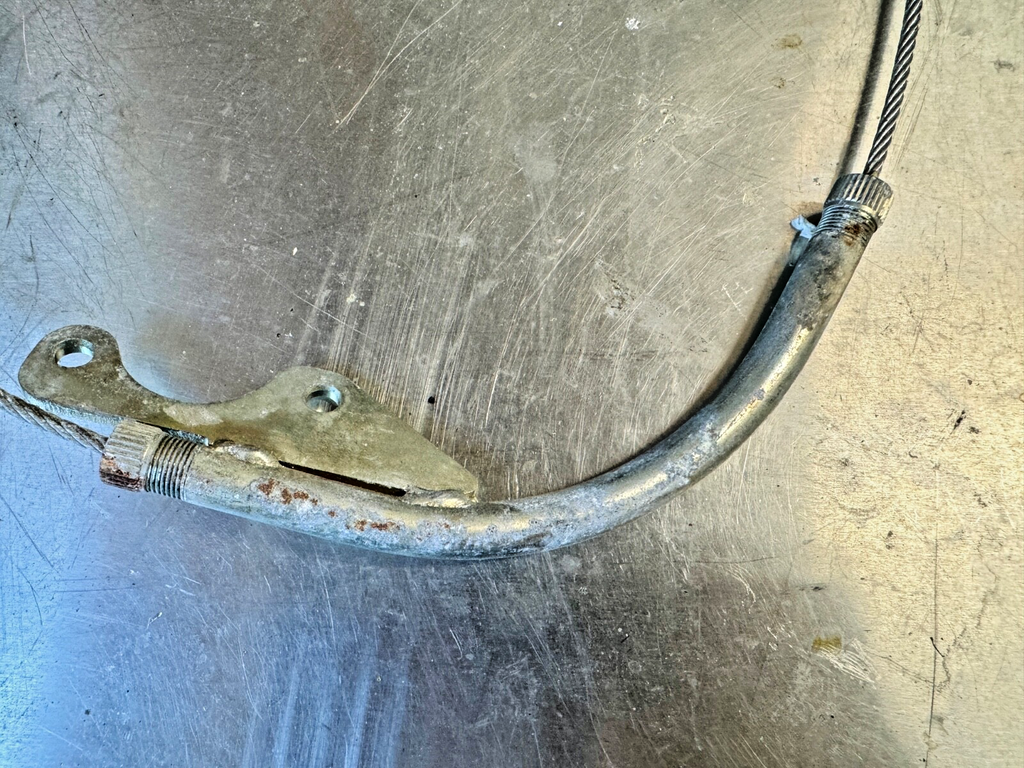 Harley WL WLD Clutch Cable Assembly 1941-46 Two Hole Cad OEM# 36975-41; 2424-41