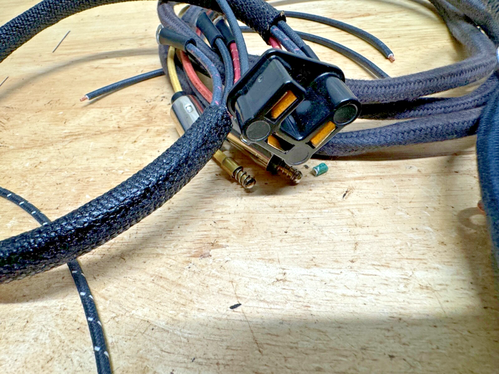 Harley 1942 XA Premium Wiring Harness Correct Soldered Terminals Cotton Loom USA