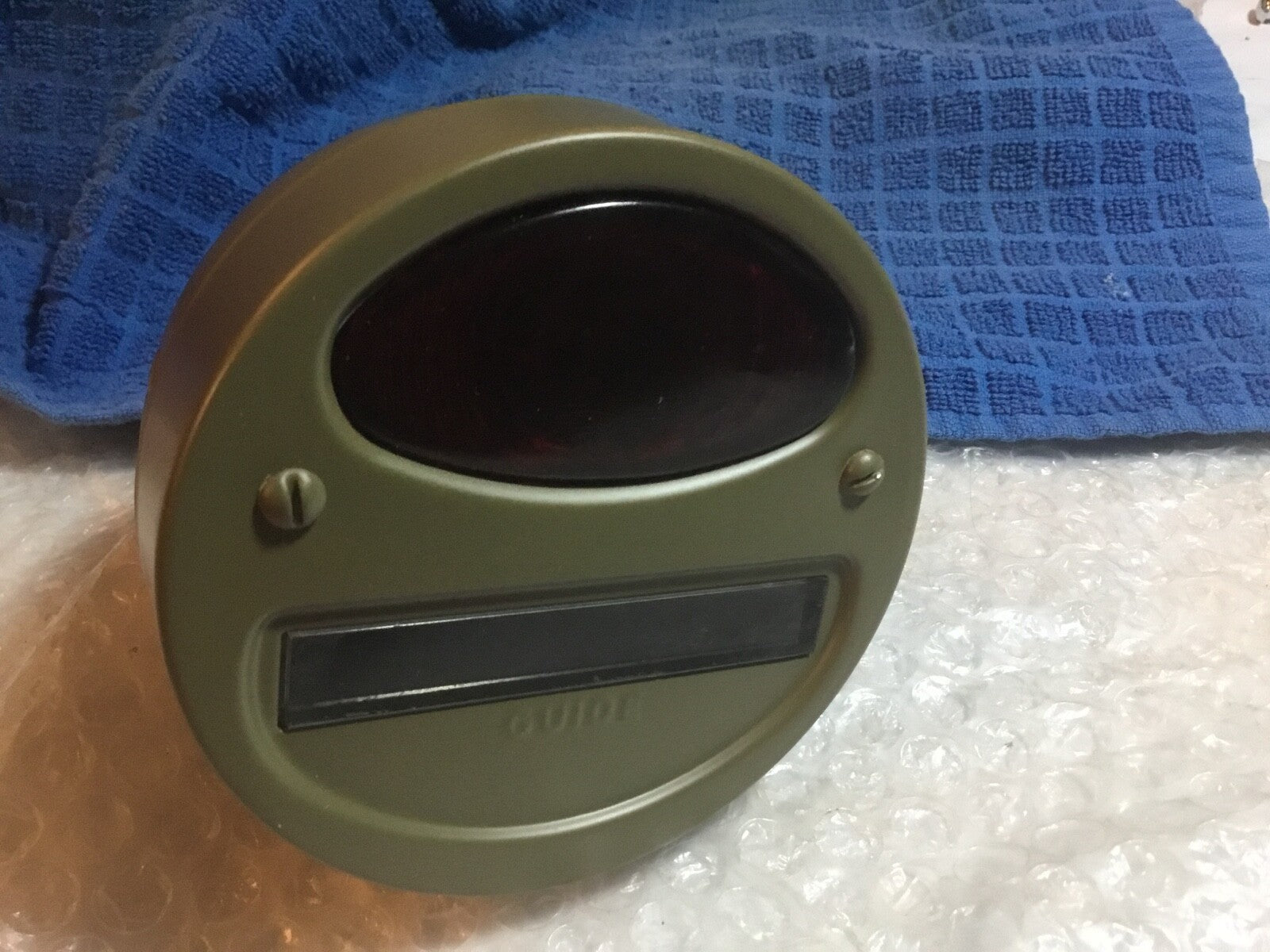 Harley WLA UA ELA ULA XA Guide Left Rear Black Out Red Tail Lamp Light 5052-42M 