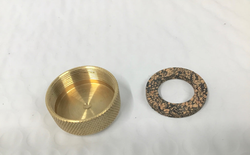 Harley Linkert Fuel Line Strainer Brass Lower Cap OEM# 3629-32 1932-38 USA 