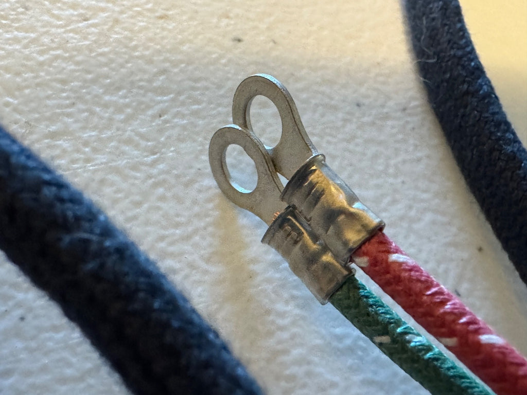 Harley 52-55 K-Model Premium Wiring Harness Cotton Woven Loom Correct  Terminals2