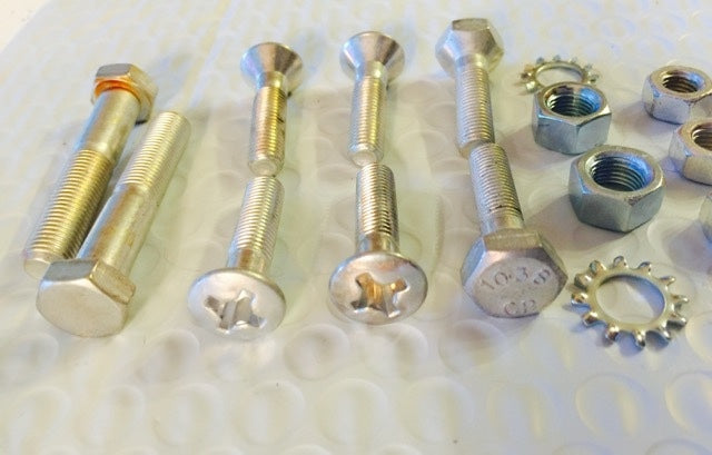 Harley Panhead Shovelhead 1963-78 FL FLH Cad Plated Rear Fender Mounting Kit