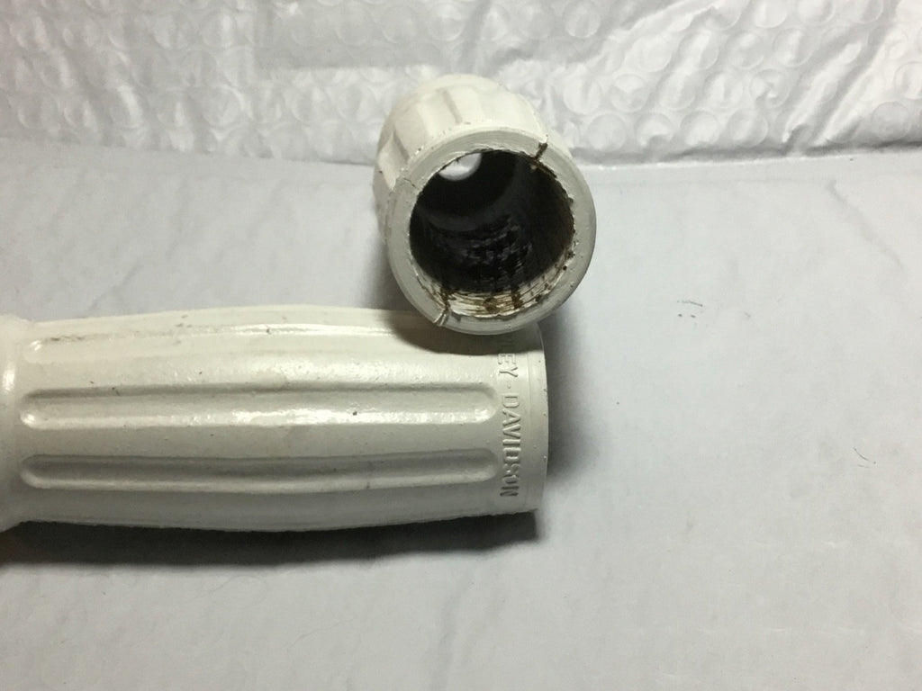 Harley Knucklehead WL VL Handlebar Spirals & White Grips 1935-48 OEM# 3312-35 