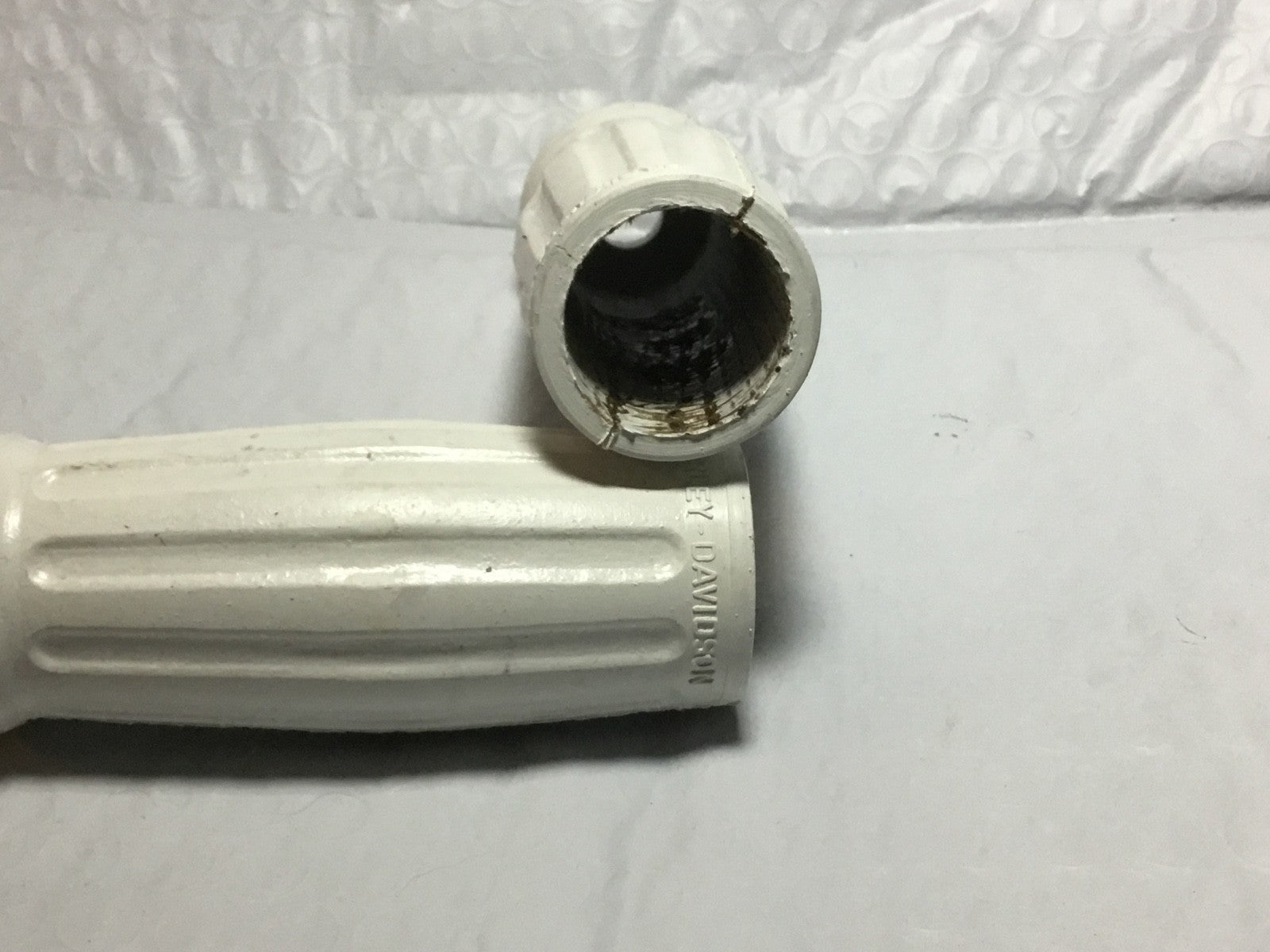 Harley Knucklehead WL VL Handlebar Spirals & White Grips 1935-48 OEM# 3312-35 