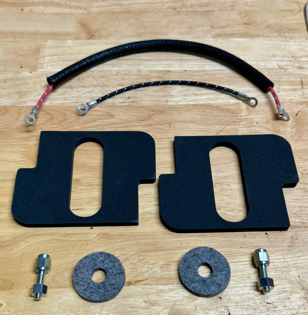 Harley 66100-15 Correct Battery Pad Felt Screw & Wire Kit Panhead WL 1948-55 USA0