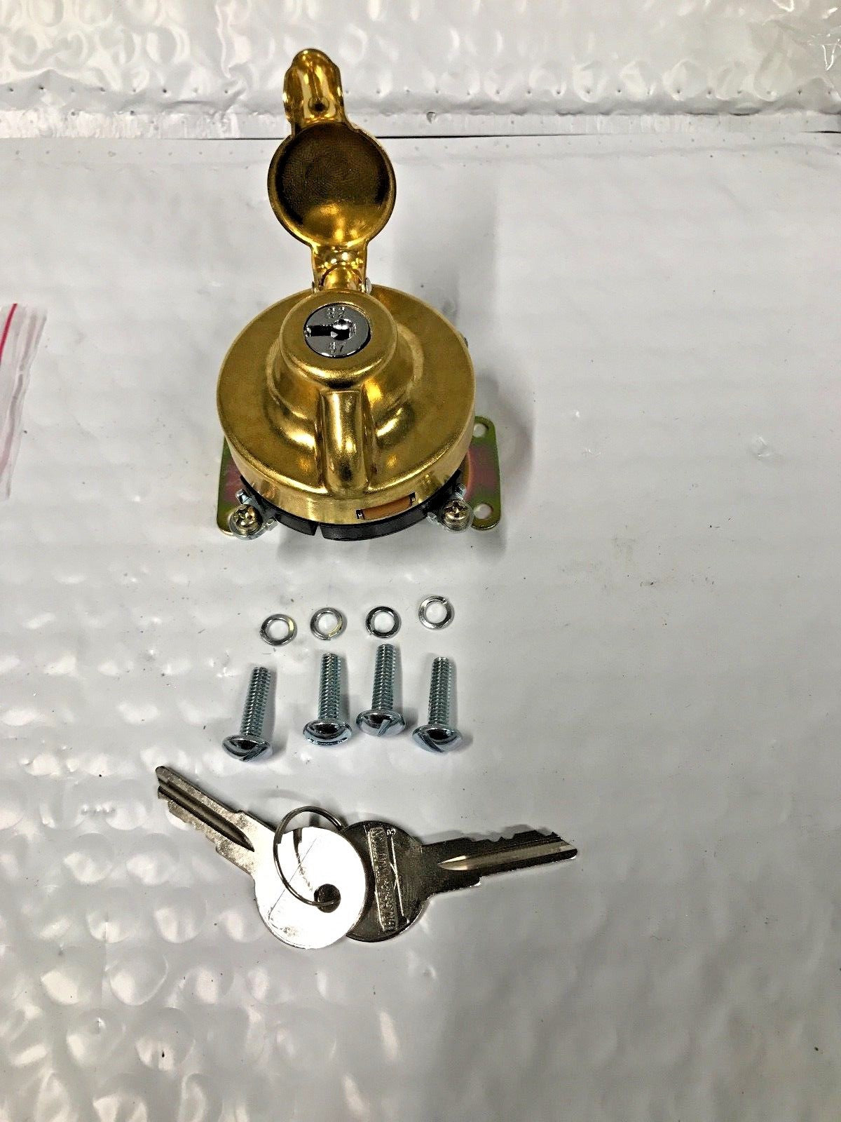 Harley Knucklehead Panhead Briggs Ignition Switch 1936-66 OEM# 71500-36 Brass