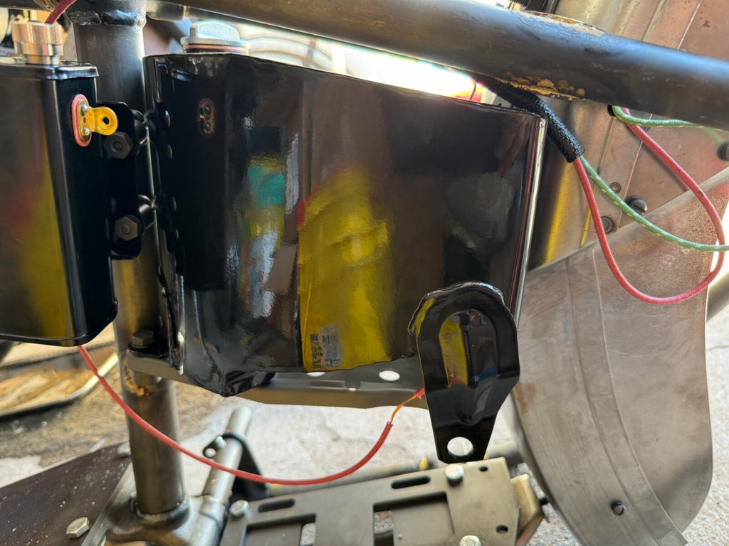 Harley 1936 Knucklehead Flat Top Oil Tank 3503-36 Reproduction