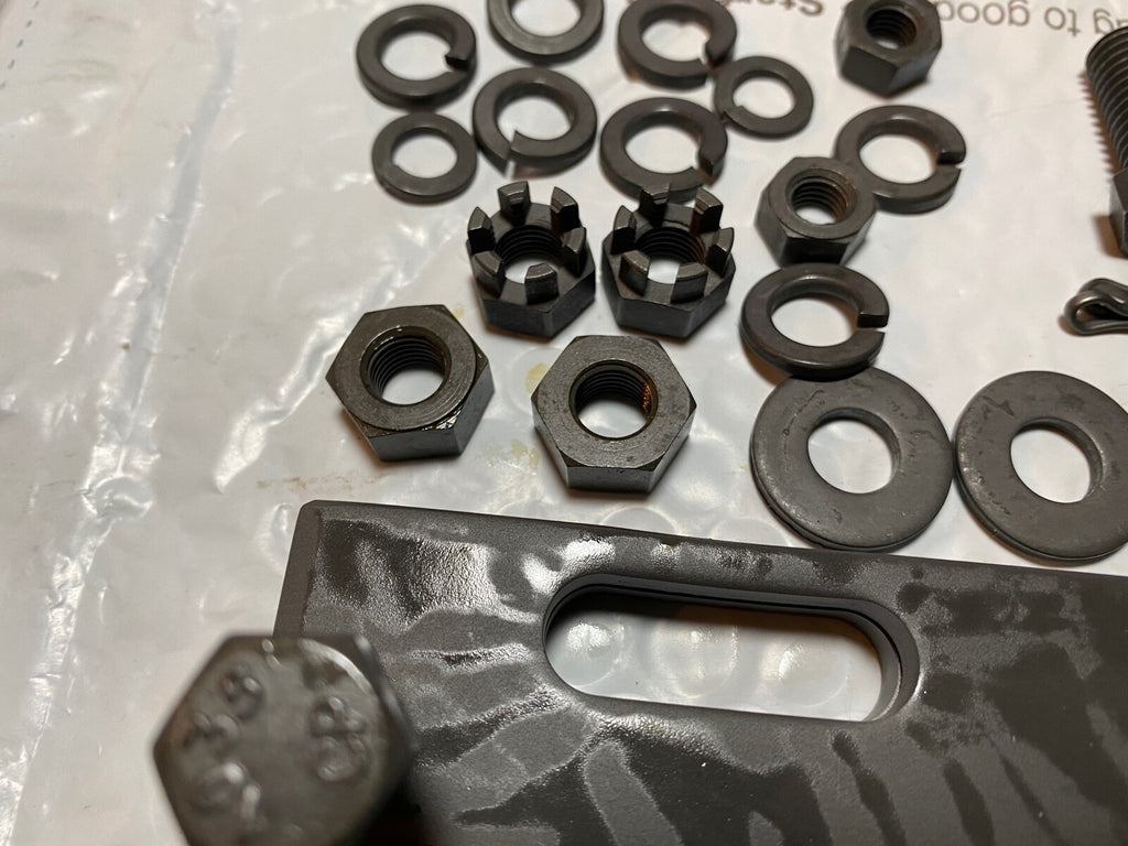 Harley Transmission Mounting Plate Kit 1936-57 Knucklehead Panhead CP Bolts USA