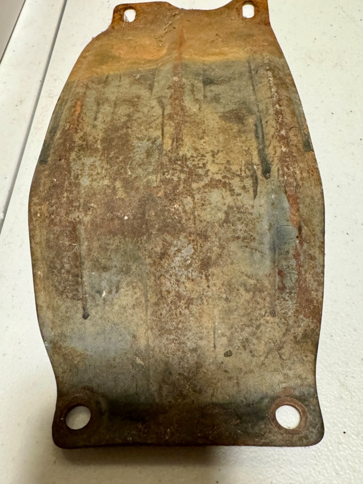 Harley OEM# 404-36 1936-39 Knucklehead UL Narrow Rib Skid Plate Pan Case Guard