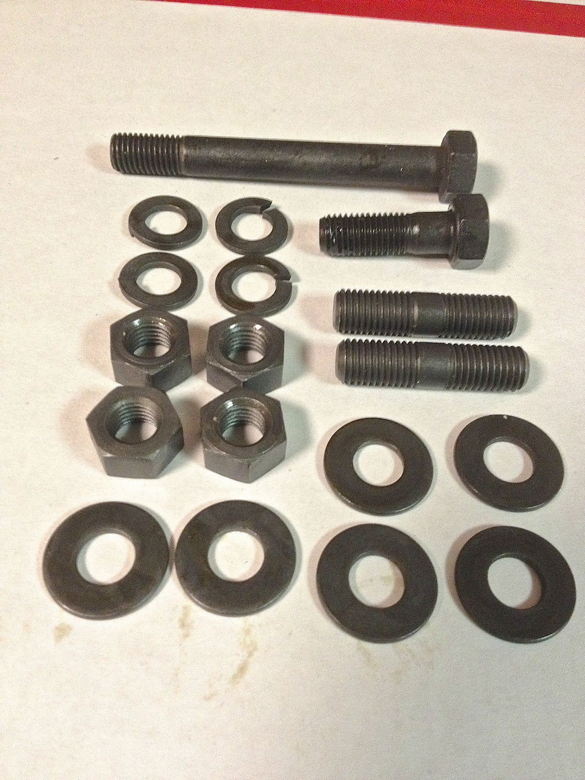 Harley Gas Fuel Tank Mounting Kit Knucklehead UL 36-42 Plain Head Parkerized