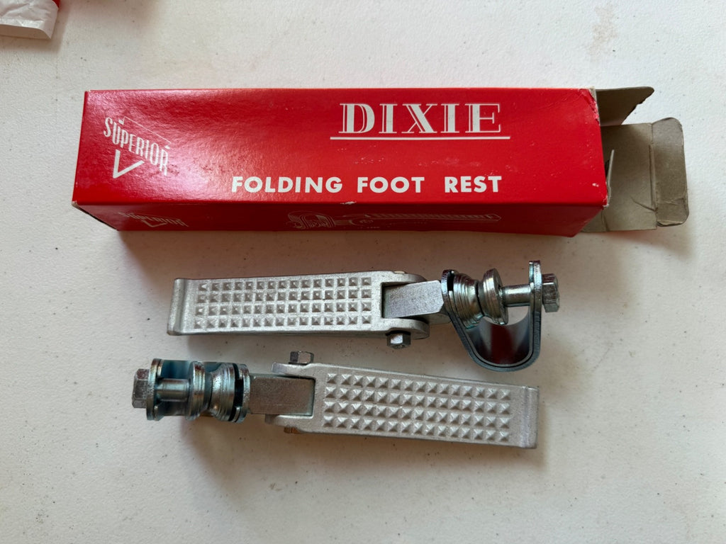 Harley NOS Dixie Superior Atlas Aluminum Highway Foot Peg Kit Panhead Knuckle