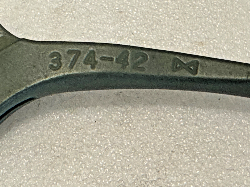 Harley 4149-41N WLA WLC Cast Iron Hand Front Brake Lever OD Green WWII Complete