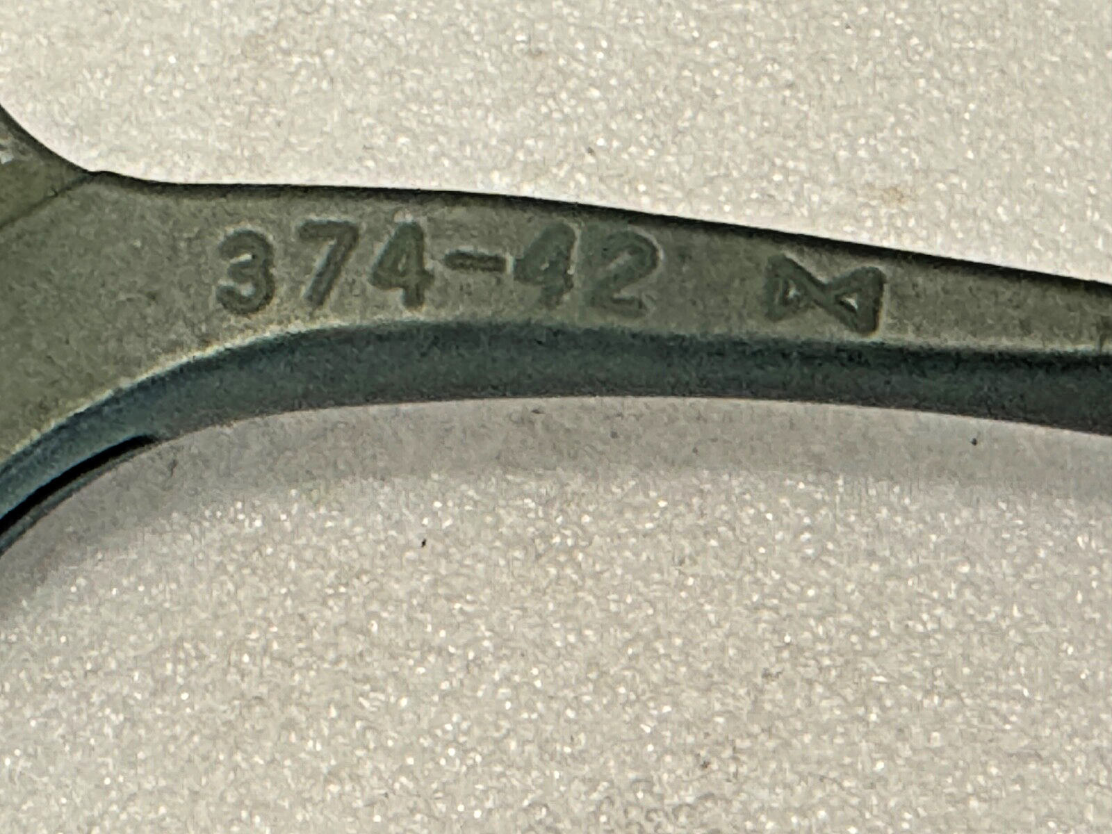 Harley 4149-41N WLA WLC Cast Iron Hand Front Brake Lever OD Green WWII Complete