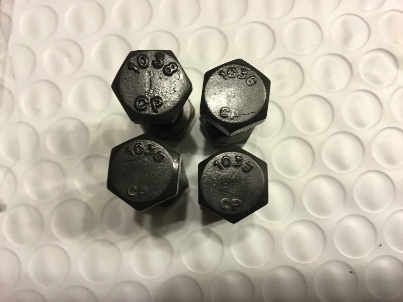 Harley CP-1038 5/16”-24 x 3/4" Bolts w/ Nuts & Lock Washers x 4 OEM 3974