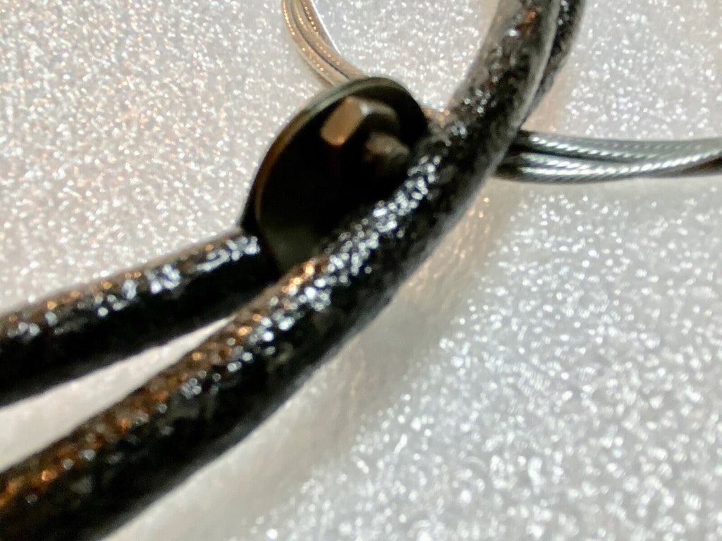 Harley 4143-30 46" EL UL WL Cloth Covered Front Brake Coil Cable 1939-48 Euro