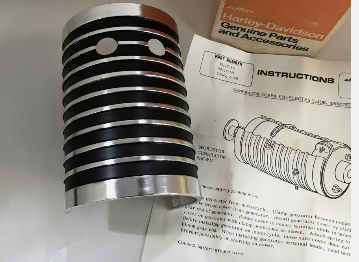 Harley NOS OEM 30116-69 Accessory Generator Cover Spring 1958-1981 XL Pan Shovel
