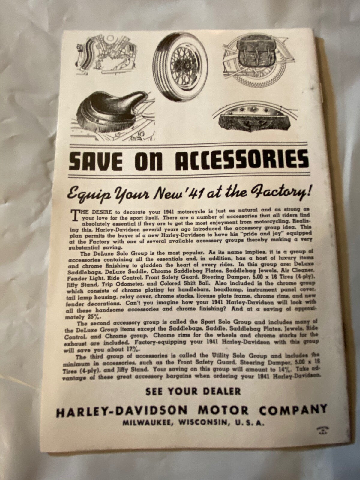 Harley Enthusiast Model Intro 1941 Models Knucklehead UL WL Sept 1940